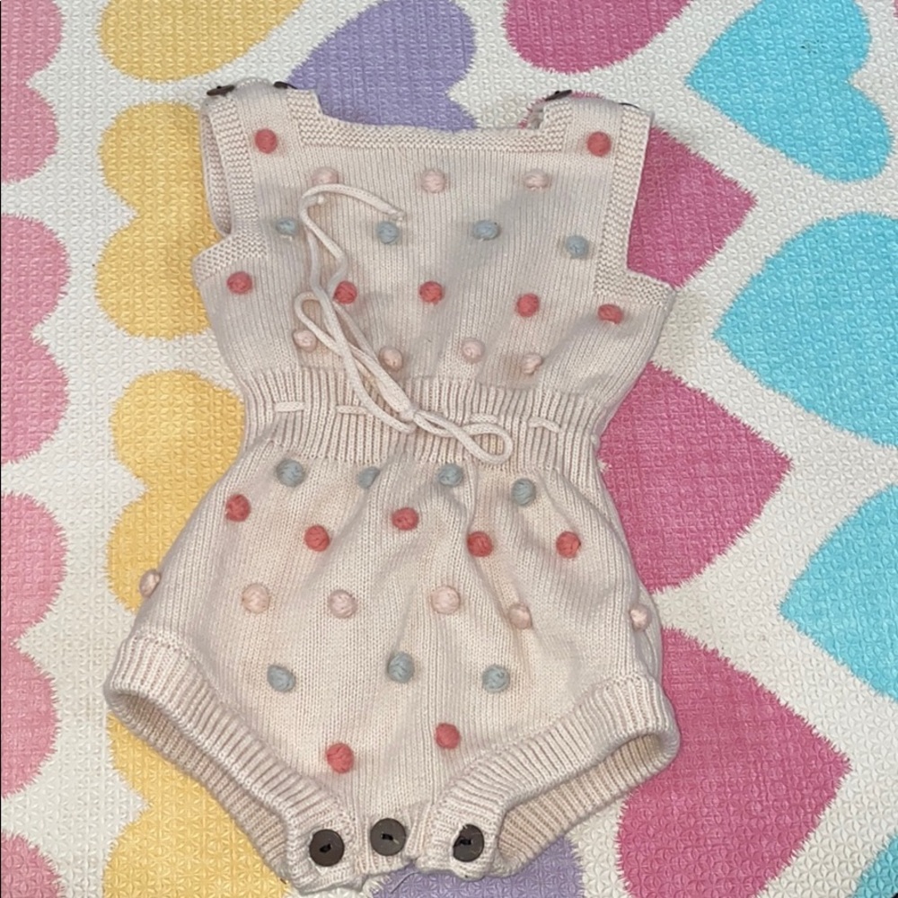 Knitted romper